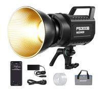 NEEWER FS300B 300W LED Studio Video Light, Bi Color COB Continuous Lighting with 2.4G/APP Control 44500Lux/1m 2700K-6500K CRI97+, 12 Scenes, Bowens Mount Spotlight for Photography Recording Streaming
