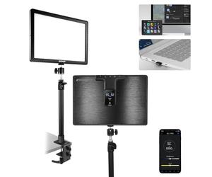 NEEWER GL1 PRO 15.5" Key Light Streaming Light, Video Light with 2.4G PC, Mac Control & iOS Android APP, 2800 Lumens LED Panel Light with Desk Clamp Compatible with Elgato Stream Deck for Gaming Zoom