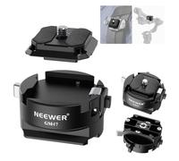 NEEWER GM47 Quick Release Plate Kit, Quick Switch Auto Lock Square QR Plate Compatible with Peak Design Capture V3 Clip, Arca Type Clamp Base Compatible with Arca Swiss DJI Ronin RS 4 Pro RS 3 RS 2
