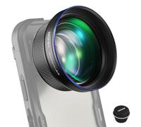 NEEWER HD 85MM Telephoto Phone Lens Only for 17mm Thread Backplate, 2.5X Magnification Compatible with SmallRig NEEWER iPhone Samsung Phone Cage Case with 17mm Lens Adapter, LS-59