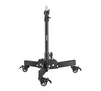 NEEWER Heavy Duty Light Stand with Casters, 2.4ft Max Height Foldable Tripod Stand for Low-angle/Tabletop Shooting, Photography Light Stand for Softbox, Monolight and Other Photographic Equipment