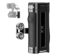 NEEWER Lightweight Side Grip, Camera Cage Handle with Silicone Profiled Handle, 1/4" Double Screw, 1/4" Thread, Cold Shoe, Vertical Adjustment, Compatible with SmallRig NEEWER Cage, CA067H