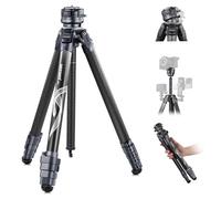 NEEWER LITETRIP LT32 62" Travel Tripod Carbon Fiber with +/-5° Leveling