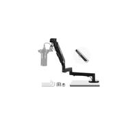 NEEWER Low Profile Mic Arm Desk Mount, 360 Swivel Boom Arm with Pneumatic Damping Adjustable, Cable Management, Compatible with Shure MV7 SM7B Blue