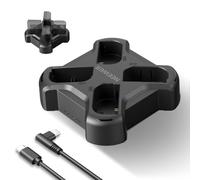 NEEWER LP-E6/LP-E6N/LP-E6NH/LP-E6P Four Channel Battery Charger with PD 60W Fast Charging, USB C Cable, Quad USB Charger Compatible with Canon EOS R5 Mark II 6D Mark II 5D Mark III 5D Mark IV, NW-P4