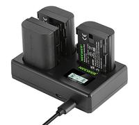 NEEWER LP-E6 Replacement Battery and Charger Set, 3-Pack 2000 mAh Replacement for LP-E6 Battery and Triple USB Charger Compatible with Canon EOS 5D Mark II Mark III Mark IV 5D SR 60D 60Da 6D 70D 7D