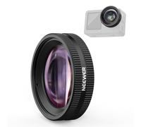 NEEWER Macro Lens Compatible with DJI Osmo Action 6 Only, Action Camera Close Up Photography Accessories with 2X Magnification, 2 Elements 1 Group, 2-3cm Focus Range, LS010