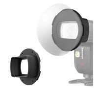 NEEWER Magnetic Adapter Ring for Square Flash, Silicone Mount Holder, Light Diffuser Attachment, Compatible with Godox V850III/860II NEEWER NW620 NW700 NW760 Z880 Z760 Square Head Flash, CRS14