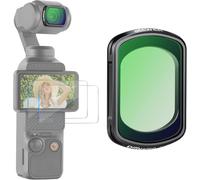 NEEWER Magnetic Black Diffusion 1/2 Filter for Mist Cinematic Effect Compatible with DJI Osmo Pocket 3 / Pocket 4 / Xtra Muse, Effect Filter Action Camera Accessories with Screen Protectors, FL-80