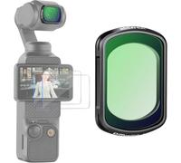 NEEWER Magnetic Black Diffusion 1/4 Effect Filter for Mist Cinematic Effect, Compatible with DJI Osmo Pocket 3 / Pocket 4 / Xtra Muse, Multicoated Slim HD Lens Filter with Screen Protectors