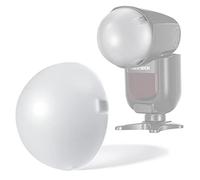 NEEWER Magnetic Dome Diffuser for Round Head Speedlite Flash, Magnetically Attached Flash Dome Light Modifier for Z2 Z1 Speedlite, M12