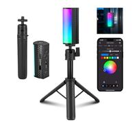 NEEWER Magnetic Handheld Light Wand with Desk Tripod, 17 Scenes, APP Control 360° Full RGB Mini LED Video Lighting Stick, 2500K-8500K Dimmable CRI97 for Photography Vlog TikTok, 2550mAh Battery, TL97C