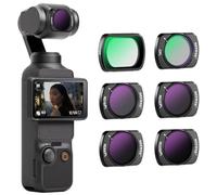 Neewer Magnetic ND/CPL Filter Set Compatible with DJI OSMO Pocket 3 Creator Combo Accessories, Action Camera 6 Pack UV CPL ND16/PL ND32/PL ND64/PL ND256/PL polarising and Neutral Density Filters