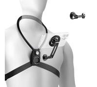 NEEWER Magnetic Neck Holder for Action, Hands Free Neck Mount with Chest Strap Compatible with GoPro DJI Insta360, Neck Holder for POV Vlog Video Recording, GP26
