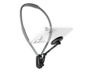 NEEWER Magnetic Phone Neck Holder, Quick Release Cell Phone Chest Mount Stand Adjustable Compatible with MagSafe iPhone Samsung Android, Accessories Kit for POV Vlogging Selfies Video Recording, GP47