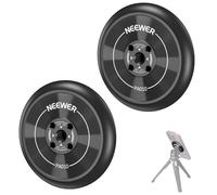 NEEWER Magnetic Mobile Phone Tripod Mount Adapter with Self-Adhesive Magnetic Ring, Pack of 2, Compatible with iPhone 16 Pro Max 15 14 13, 1/4 Inch MagSafe Thread for Videos, Selfie Stick, Ring Light,