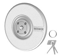 NEEWER Magnetic Phone Tripod Stand Mount Adapter with Adhesive Metal Ring 1/4" Thread Accessories Compatible with MagSafe iPhone 16 Pro Max 15 14 13 12 Selfie Stick Holder for Video Recording, PA080
