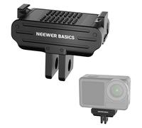 NEEWER Magnetic Quick Release Mount Adapter Compatible with DJI OSMO Action 5 Pro 4 3 360, Foldable Action Camera Stand Base Bracket Accessories, 2 Prong & 1/4" for Video Recording Filming, DP04