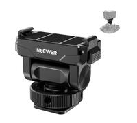 NEEWER Magnetic Quick Release Mount Compatible with DJI Osmo Action 6 Only, Action Camera Accessories with Universal Cold Shoe Adapter & 1/4" Thread, 160° Tilt, AC072 (Black)