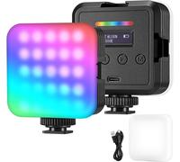 NEEWER Magnetic RGB Video Light, 360° Full Color RGB61 LED Camera Light with 3 C
