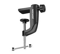 NEEWER Metal Table Mounting Clamp for Microphone Suspension Boom Scissor Arm Stand Holder with an Adjustable Positioning Screw, Fits up to 1.9inch/5centimeters Desktop Thickness (Black)