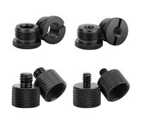 NEEWER Mic Stand Adapter Accessories Kit 8 Pieces, Includes 1/4" 3/8" Female to 5/8" Male and 5/8" Female to 1/4" 3/8" Male Thread Mount Adapters for Microphone Boom Arm Stand Camera Tripod, HW-43