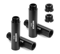 NEEWER Mic Stand Extension Accessories Kit 6 Pieces, Aluminum Alloy Microphone Holder Extender Buffer Tubes & 5/8" Male to 3/8" Female Screw Thread Mount Adapters for Boom Arm Desk Stand, HW-44