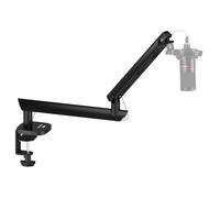 NEEWER Microphone Stand, Low Profile Damped Mic Holder Boom Arm Desk Mount, 360° Ball Head, Upgraded Cable Channels, 3/8" 5/8" Adapters for Podcast Streaming Gaming Studio, Max Load 3.3 lb, MS007