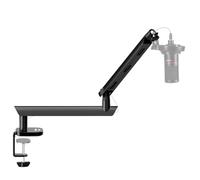 NEEWER Microphone Stand, Low Profile Damped Mic Holder Boom Arm Desk Mount, 360° Ball Head, Upgraded Cable Channels, 3/8" 5/8" Adapters for Podcast Streaming Gaming Studio, Max Load 3.3 lb, MS007