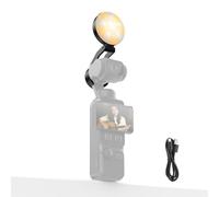 NEEWER Mini LED Auxiliary Fill Light Compatible with DJI OSMO Pocket 4 Gimbal Camera, 1W CRI95 200mAh with 3 CCT Modes & USB C Charging, Lighting for Selfie Vlog Streaming Video Recording, M29