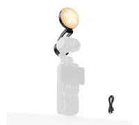 NEEWER Mini LED Fill Light Compatible with DJI Osmo Pocket 4 4P, M29 White | Auxiliary Lighting, Gimbal Camera Accessories, 1W, CRI95, 200mAh, 3 CCT Modes, USB C Charging, for Selfie Vlog Streaming