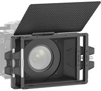 NEEWER Mini Matte Box with Two 4"x5.65" Filter Trays, 4 Circular Lens Adapters, Carbon Fiber Top Flag, Compatible with SmallRig Accessory Compatible with K&F NISI TIFFEN NEEWER Cinema Filter, PG002