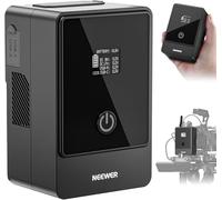 NEEWER Mini V Mount Battery 6800mAh 99Wh 14.5V, Mini V Lock Battery with 65W PD Type C/D Tap/BP/USB A/Dual DC Port/OLED Display for Video Camera Camcorder Compatible with SmallRig BMPCC 4k 6k, PS099E