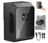 NEEWER Mini V Mount PS099EP Battery 6800mAh 99Wh, 14.5V, with 100W PD Quick Charge, Dual USB C/D Tap/BP/USB A/Dual DC Ports, OLED Display, Compatible with BMPCC 4K 6K Camera