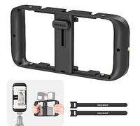 NEEWER Mobile Phone Video Rig, Mobile Phone Grip Stabiliser Cage with Cold Shoe and 1/4 Inch Thread, Video Recording Film Rig, Compatible with iPhone 16 15 Pro Max Plus 14 13 Mini X XS Max XR
