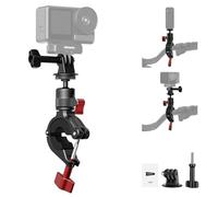 NEEWER Motorcycle Bike Handlebar Mount Compatible with GoPro DJI Osmo Action Cameras, Handle Bar Pole Clamp Holder with 360° Rotation for POV Video Recording, CA165