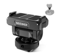 Neewer Mount Adapter for Action 5 Pro, Magnetic Quick Release 160° Tilt Action Camera Adapter Mount with Cold Shoe, 1/4" Thread Compatible with DJI Osmo Action 5 Pro Action 4 Action 3, AC012