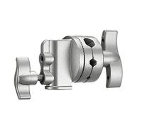 Neewer Multi Functional Heavy Duty 2.5-inch Grip Head Swivel Head Holder Mounting Adapter for Light Stand, Extension Boom Arm and Other Photographic Equipment with 1/2,1/4,3/8,5/8-inch Mount (Silver)