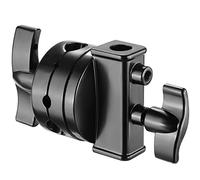 NEEWER Multi Functional Heavy Duty 2.5-inch Grip Head Swivel Head Holder Mounting Adapter for Light Stand, Extension Boom Arm and Other Photographic Equipment with 1/2,1/4,3/8,5/8-inch Mount (Black)