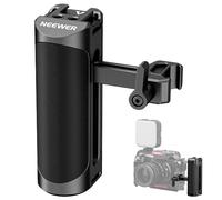 Neewer NATO Side Handle Grip with NATO Clamp, Cold Shoe Mount, 1/4" Threads, Support Up and Down Adjustment, Universal Aluminum Camera Handgrip Compatible with SmallRig Camera Cage Video Rig, CA017H