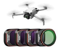 NEEWER ND & CPL Filter Set Compatible with DJI Mini 4 Pro, 4 Pack ND16 ND64 ND256 CPL Polarizer and Neutral Density Filters Drone Lens Accessories, Multi Coated HD Optical Glass/Aluminum Frame
