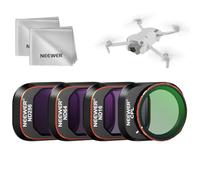 NEEWER ND CPL Filter Set Compatible with DJI Mini 4 Pro, 4 Pack Multicoated HD Optical Glass Screw On ND16 ND64 ND256 Circular Polarizing Neutral Density Filter Drone Accessories + 2x Cleaning Cloth
