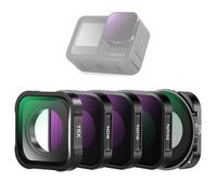 NEEWER ND Filter Set with 15X Magnification Lens, 4-Pack ND8 ND16 ND32 Neutral Density Filter CPL Polarising Filter + Close-up Lens for Macro Photography Accessories Compatible with GoPro Hero 13 12