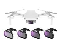 NEEWER ND Filter Set Compatible with DJI Mini 4K/2 SE/SE/2/Mavic Mini (4 Pack) ND4 + ND8 + ND16 + ND32 Snap On Multicoated HD Optical Glass Neutral Density Drone Camera Lens Filter Accessories, FL-B39