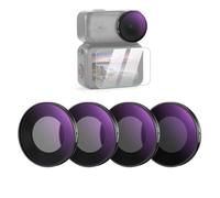 NEEWER ND Filter Set Compatible with DJI Osmo Nano (ND8/16/32/64), Screw On Action Camera Lens Neutral Density Filter Multicoated Optical Glass Accessories with Screen Protector, 4 Packs