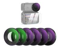 NEEWER ND Filter Set Compatible with DJI Osmo Nano (ND8/16/32/64/UV/CPL), Screw On Action Camera Lens Filter Multicoated Optical Glass Accessories with Tempered Glass Screen Protector, 6 Packs