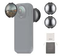 NEEWER ND Filters Compatible with Insta360 X5, ND32 Lens Filter Set, 5 Stops Light Reduction Screw On Auto Detect Multicoated Optical Glass Neutral Density, Action Camera Accessories, 2 Pack