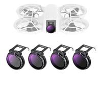 Neewer ND/PL Filter Set Compatible with DJI NEO, 4 Pack ND8/PL ND16/PL ND32/PL ND64/PL Neutral Density Polarizer Drone Accessories, Slim Multicoated HD Optical Glass, FL-N29