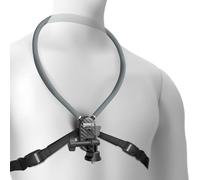 NEEWER Neck Mount Compatible with GoPro DJI Insta 360 Action Cameras, Quick Release Neck Holder with Air Cushion & Adjustable Chest Strap, Accessories Kit for POV Vlogging Video Recording, GP49