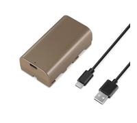 NEEWER NP-F550 3500mAh Replacement Battery, 2.9Hrs Full Charge Time with USB Type C Port/Cable, Rechargeable Camera Camcorder Video Light Monitor Battery for Sony NP-F550 F750 F950 F970